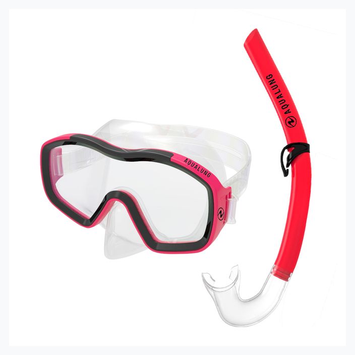 Aqualung Raccon Combo gyermek snorkel készlet maszk + snorkel piros/fekete SC4000098 10