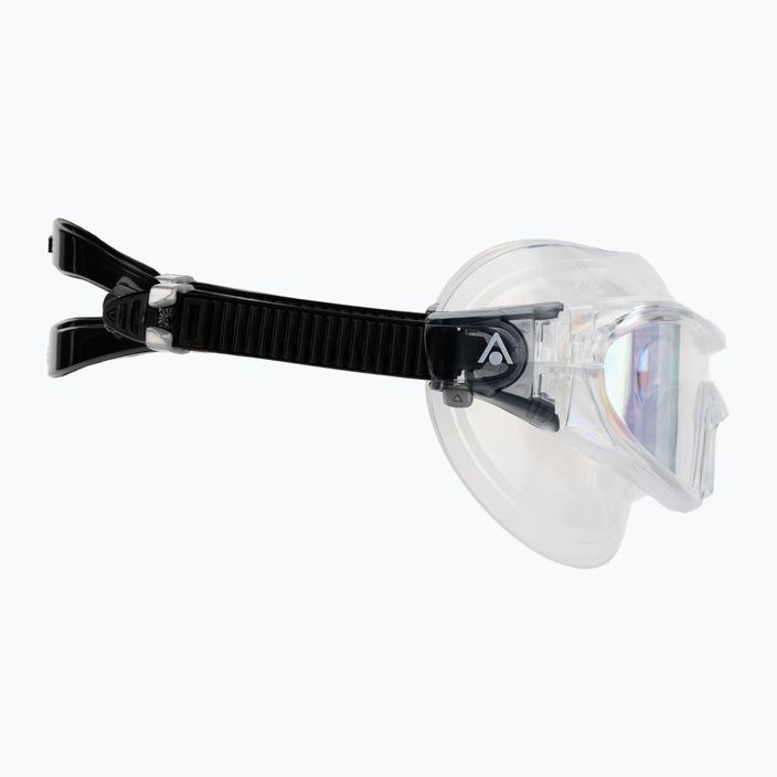 Aquasphere Vista Pro átlátszó/fekete/tükrös irizáló úszómaszk MS5040001LMI 3