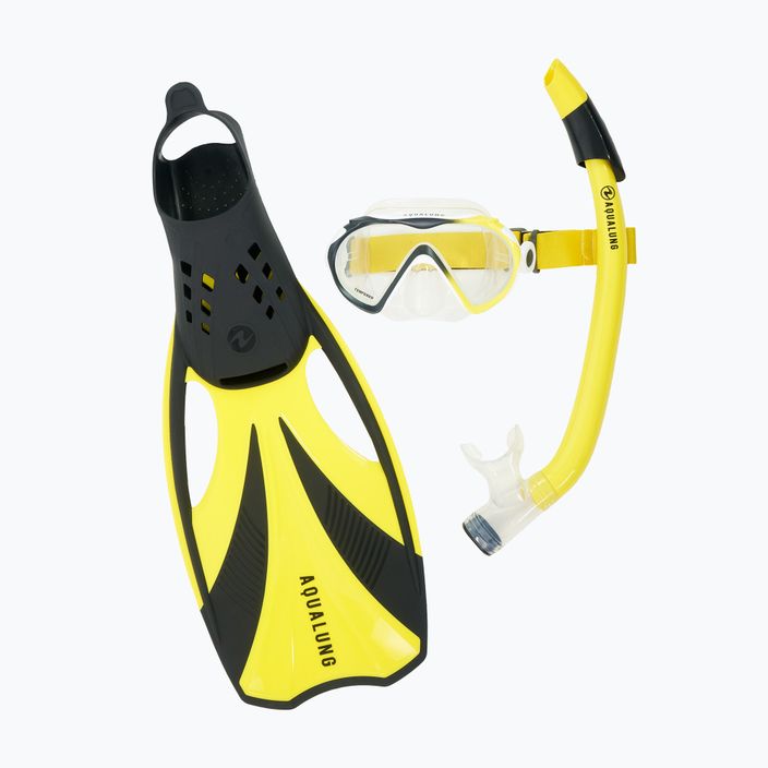 Aqualung Compass Snorkelling Set fekete/sárga SR4110107S 13