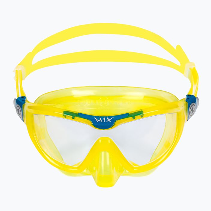 Aqualung Mix gyermek snorkel készlet maszk + snorkel sárga/kék SC4250798 3