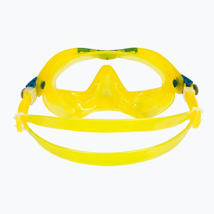 Aqualung Mix gyermek snorkel készlet maszk + snorkel sárga/kék SC4250798 6
