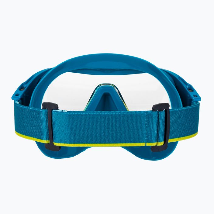 Aqualung Vita Combo Snorkelling szett maszk + búvármaszk kék/sárga SC4269807 6