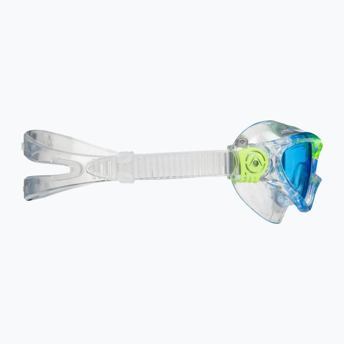 Aquasphere Vista átlátszó/világoszöld/kék gyermek úszómaszk MS5630031LB 3