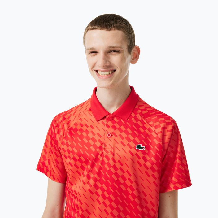 Lacoste férfi tenisz póló póló piros DH5174 3
