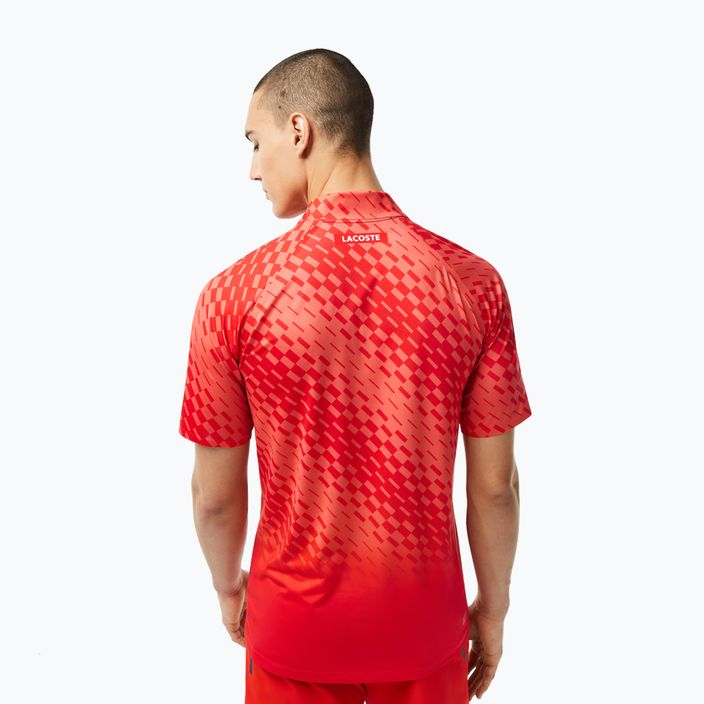 Lacoste férfi tenisz póló póló piros DH5177 2