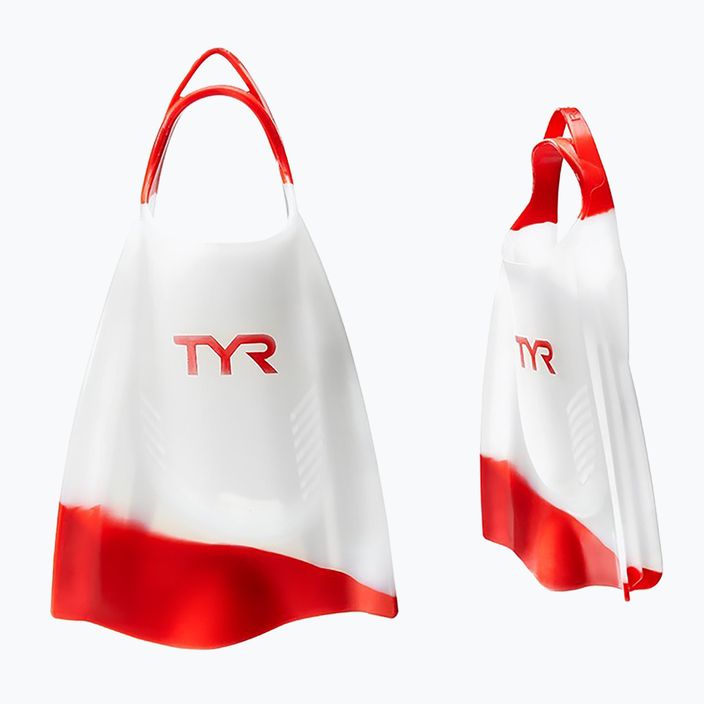 TYR Hydroblade úszóuszony fehér és piros LFHYD 5