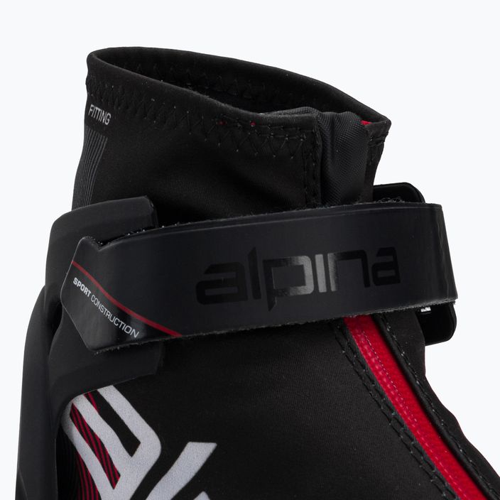 Férfi sífutócipő Alpina N Combi black/white/red 10