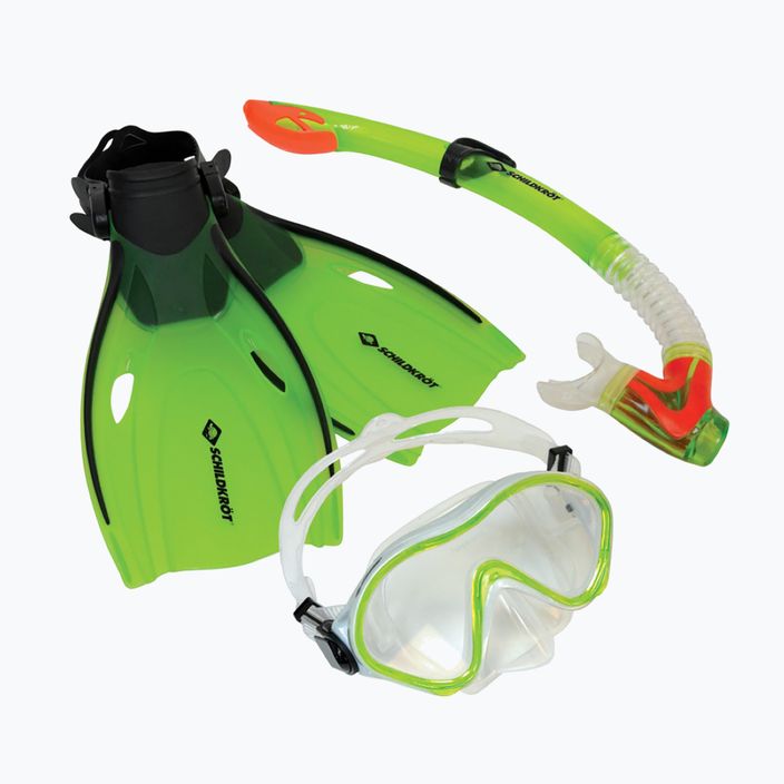 Schildkröt Bermuda zöld gyermek snorkel készlet 940001 10