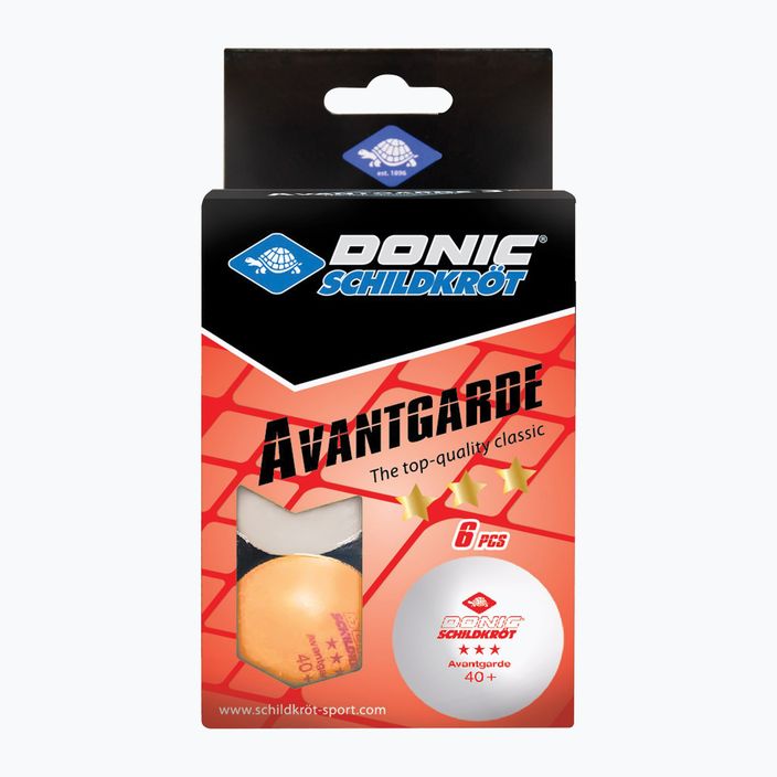 DONIC Schildkröt 3-Star Avantgarde asztalitenisz labdák Poly 40+6 db szín 608533