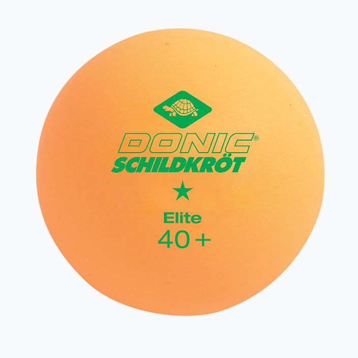 DONIC 1-Star Elite asztalitenisz labdák Poly labda 3 db narancssárga 608318