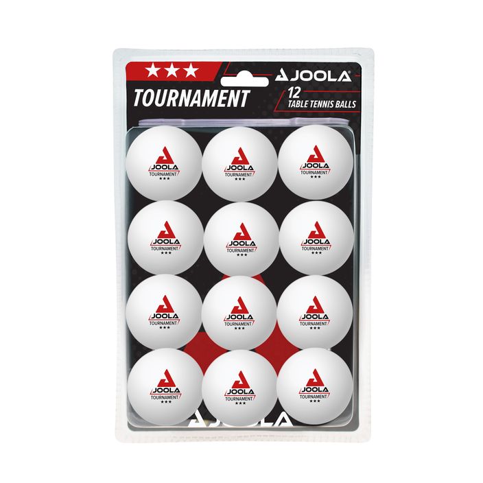 Asztalitenisz labdák JOOLA Tournament 40+ 12 db. white 2