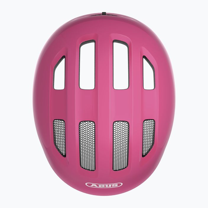 ABUS gyermek kerékpáros sisak Smiley 3.0 csillogó rózsaszínű 6