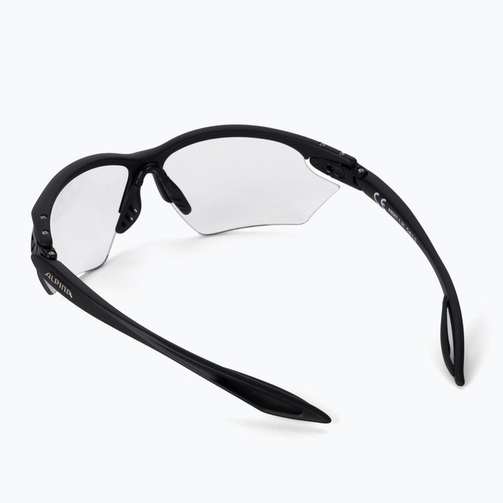 Kerékpáros szemüveg Alpina Twist Four V S black matte/black 2