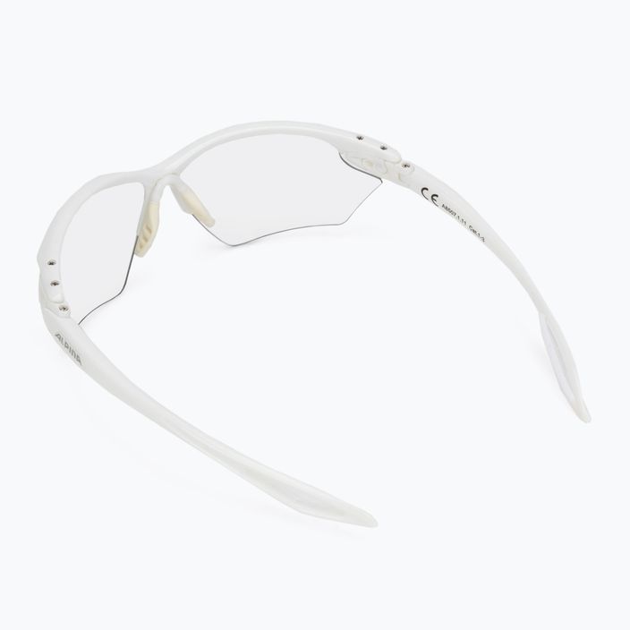 Kerékpáros szemüveg Alpina Twist Four V S white/black 2