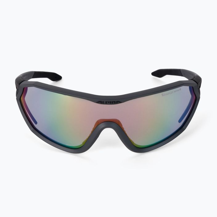 Kerékpáros szemüveg Alpina S-Way VM coal matt black/rainbow mirror 3