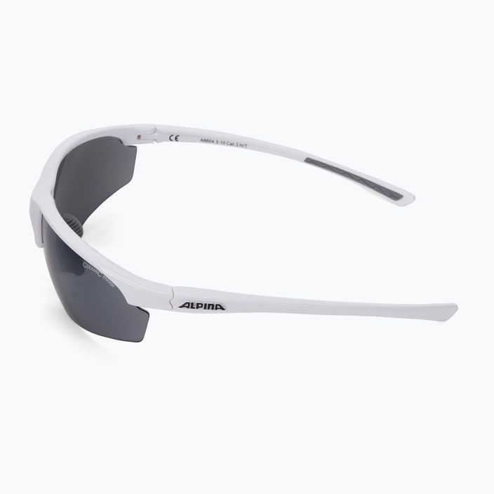 Kerékpáros szemüveg Alpina Tri-Effect 2.2 white/black mirror/clear/orange mirror 4