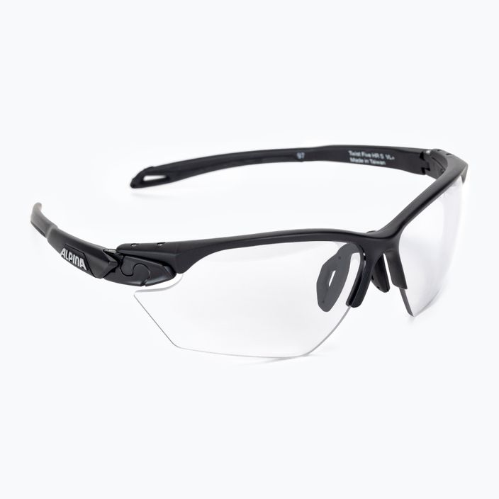 Kerékpáros szemüveg Alpina Twist Five Hr S V black matte/black