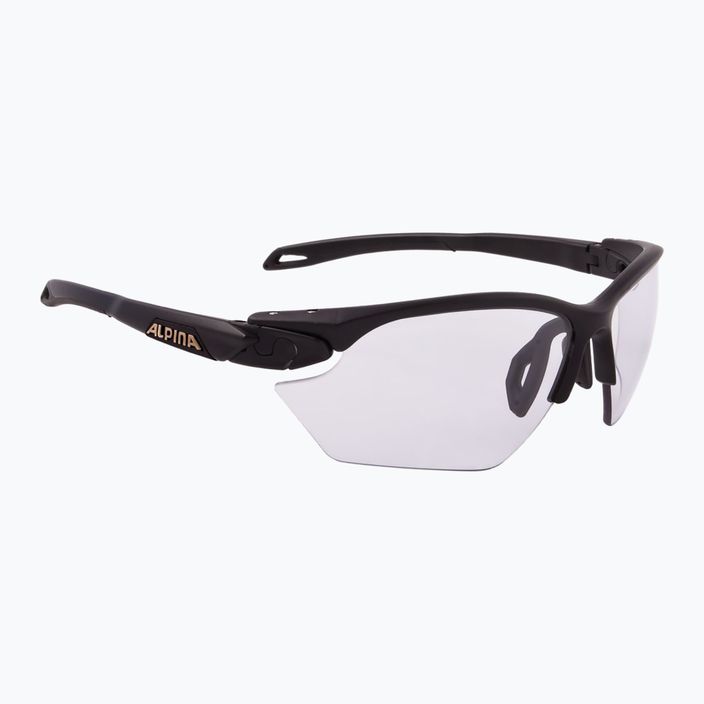Kerékpáros szemüveg Alpina Twist Five Hr S V black matte/black 5