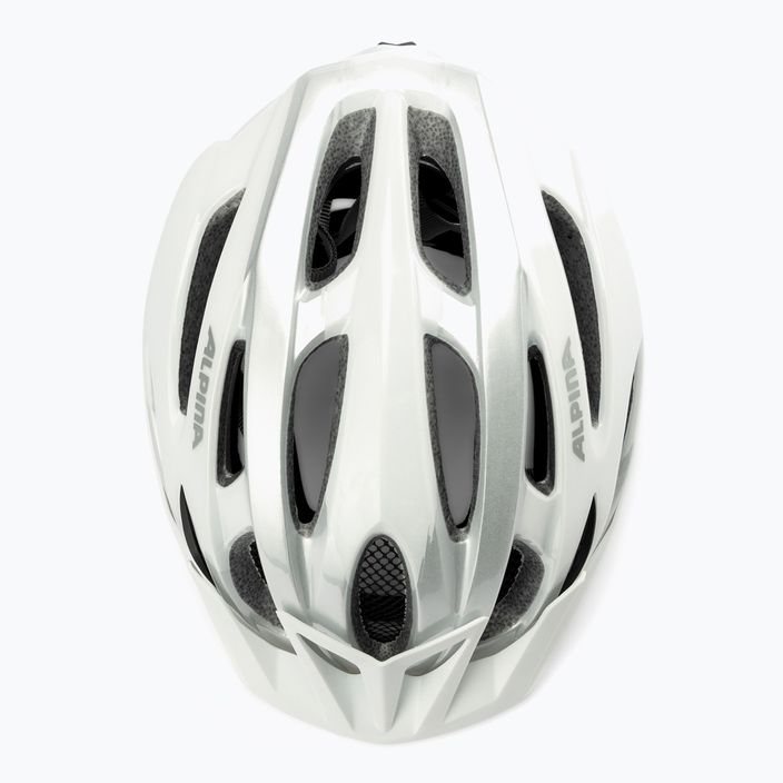 Kerékpáros sisak Alpina MTB 17 white/silver 6