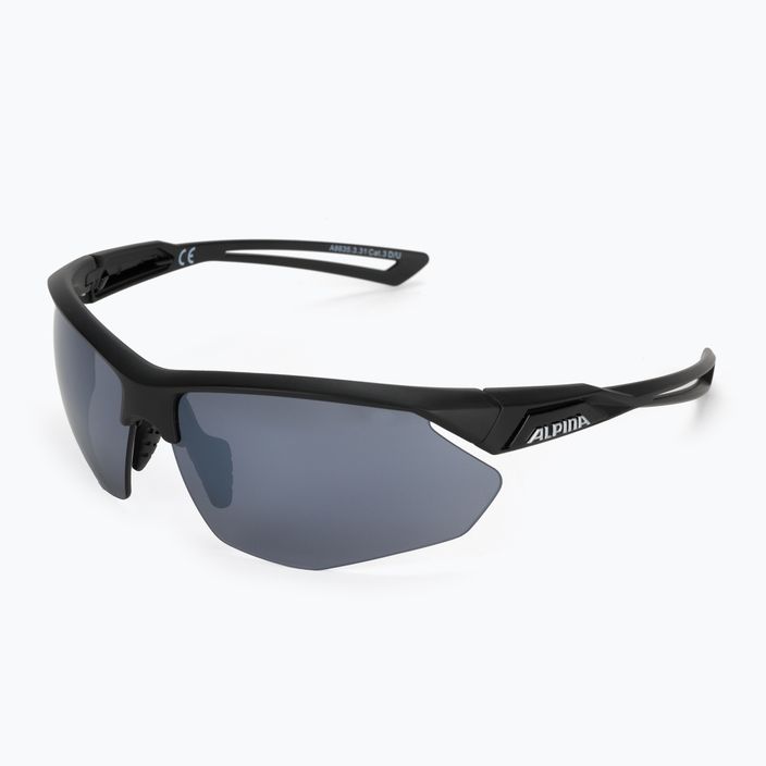 Kerékpáros szemüveg Alpina Defey HR black matte/black mirror 5