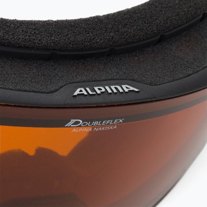 Síszemüveg Alpina Nakiska black matt/orange 5