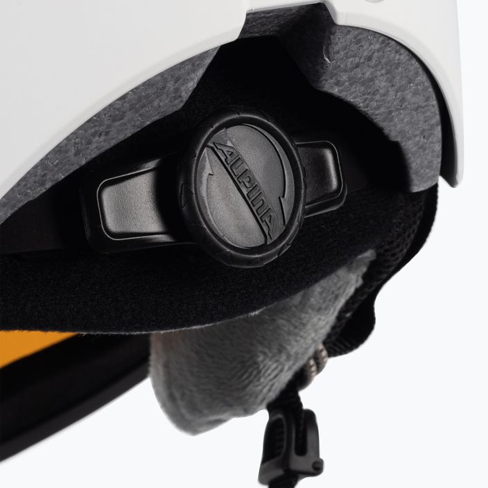 Alpina Arber Visor Q Lite síbukósisak fehér 9228312 8