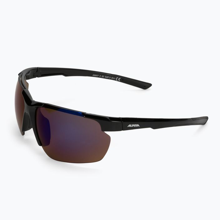 Kerékpáros szemüveg Alpina Defey HR black matte / white / black 5