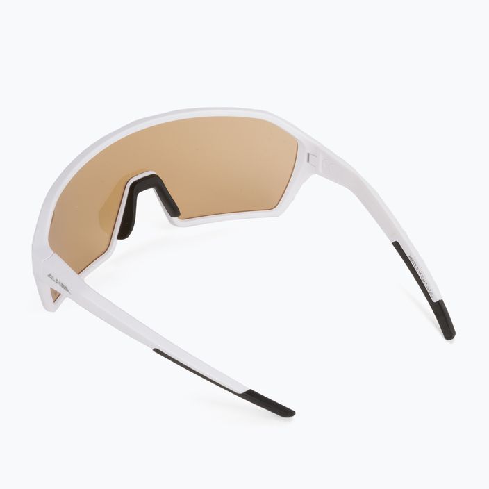 Kerékpáros szemüveg Alpina Ram Q-Lite V white matt/blue mirror 2