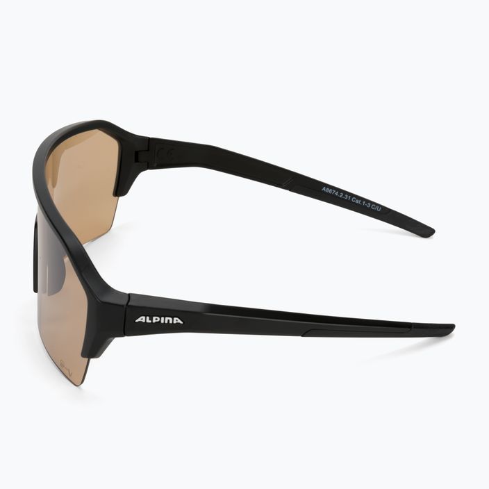 Kerékpáros szemüveg Alpina Ram Hr Q-Lite V black matt/silver mirror 4