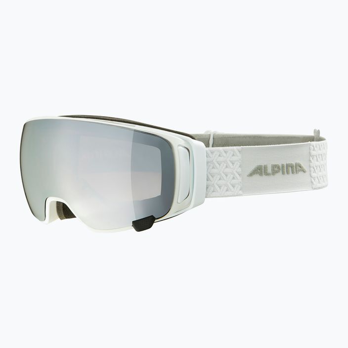 Síszemüveg Alpina Double Jack Mag Q-Lite white gloss/mirror black 7