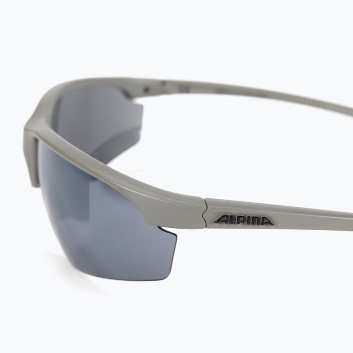 Kerékpáros szemüveg Alpina Tri-Effect 2.0 moon grey matt/black mirror/clear/orange mirror 4