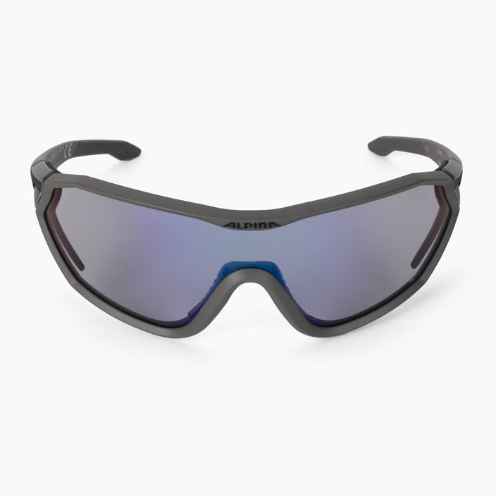 Kerékpáros szemüveg Alpina S-Way VM moon-grey matt/blue mirror 3