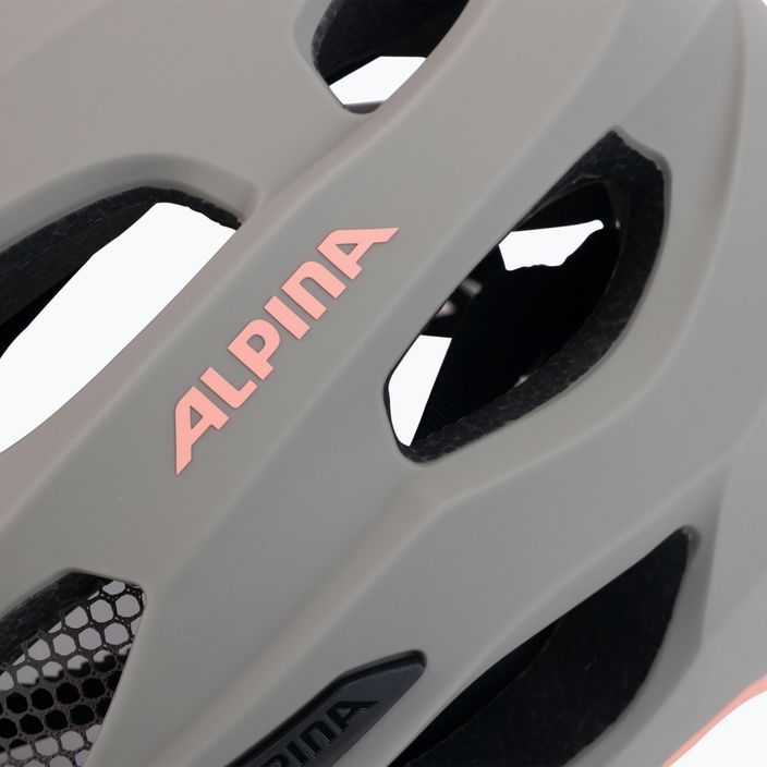 Kerékpáros sisak Alpina Carapax 2.0 moon grey peach matt 7
