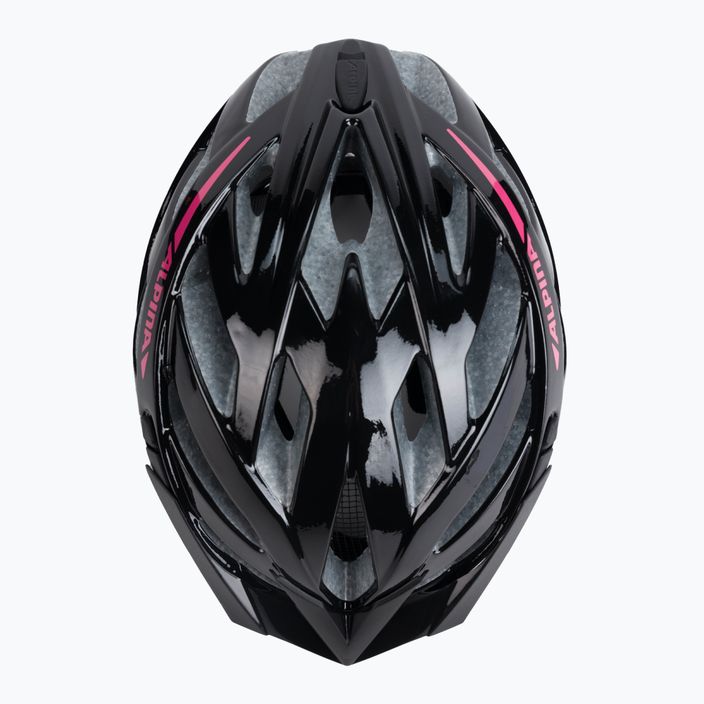 Kerékpáros sisak Alpina Panoma 2.0 black/pink gloss 6