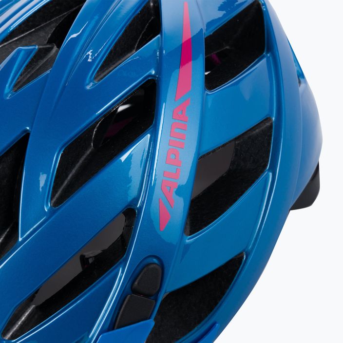 Kerékpáros sisak Alpina Panoma 2.0 true blue/pink gloss 7