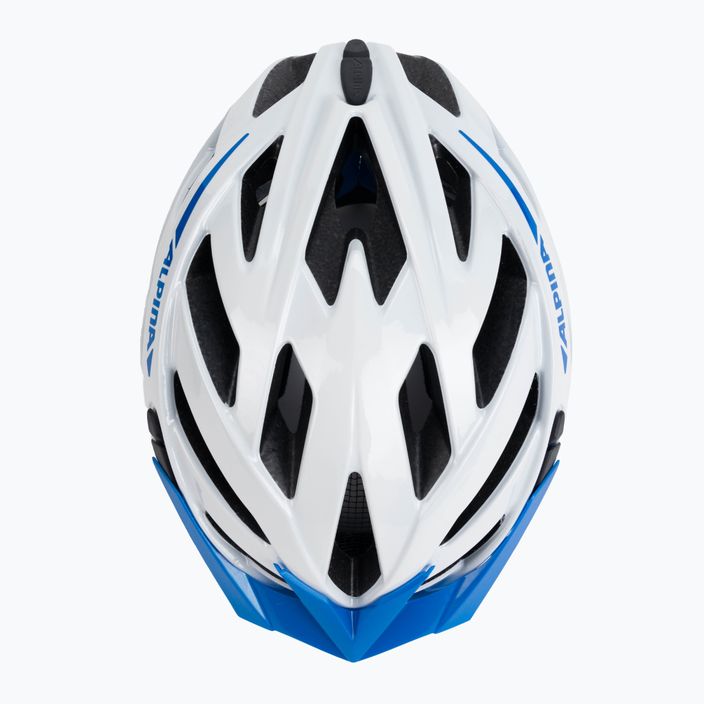 Kerékpáros sisak Alpina Panoma 2.0 white/blue gloss 6
