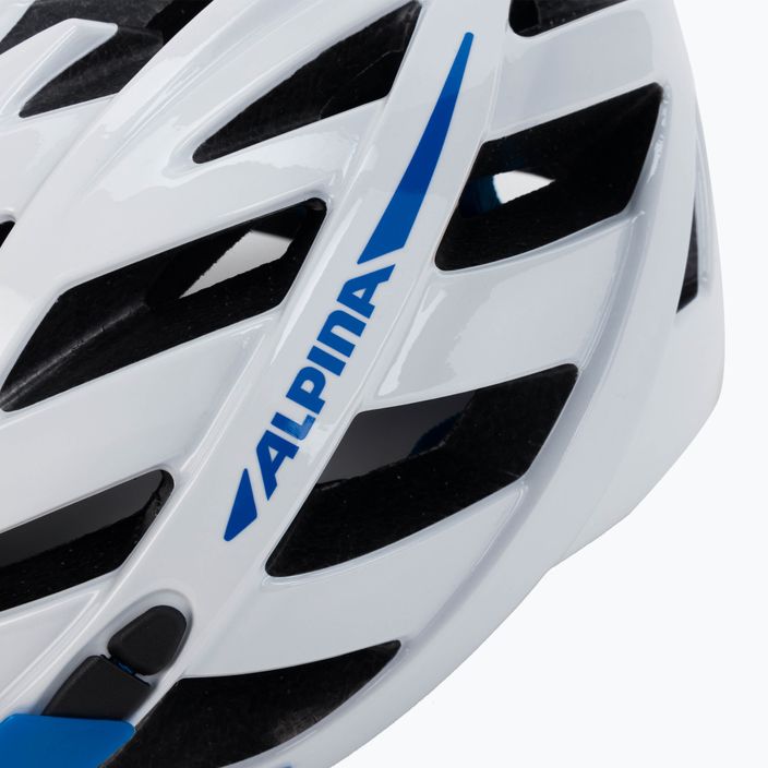 Kerékpáros sisak Alpina Panoma 2.0 white/blue gloss 7