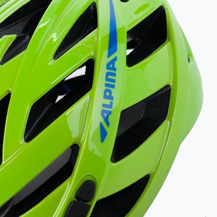 Kerékpáros sisak Alpina Panoma 2.0 green/blue gloss 7