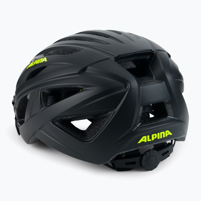 Kerékpáros sisak Alpina Parana black neon/yellow matte 4
