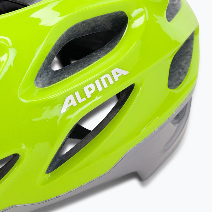 Kerékpáros sisak Alpina Mythos 3.0 L.E. be visible/silver gloss 7
