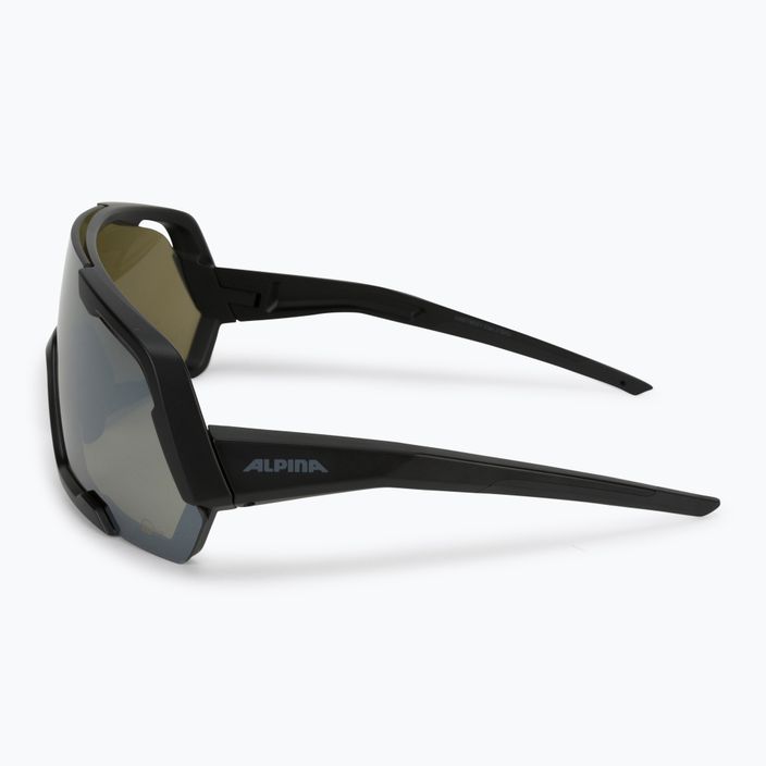 Kerékpáros szemüveg Alpina Rocket Q-Lite black matt/silver mirror 4