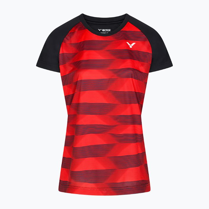 Női tenisz póló VICTOR T-34102 CD piros/fekete 4