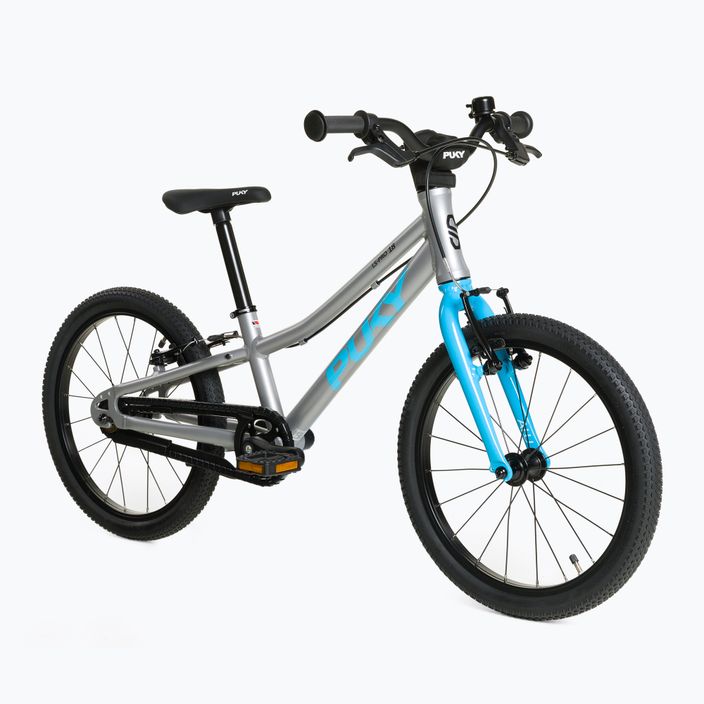 PUKY LS Pro 18 gyermek kerékpár ezüst-kék 2