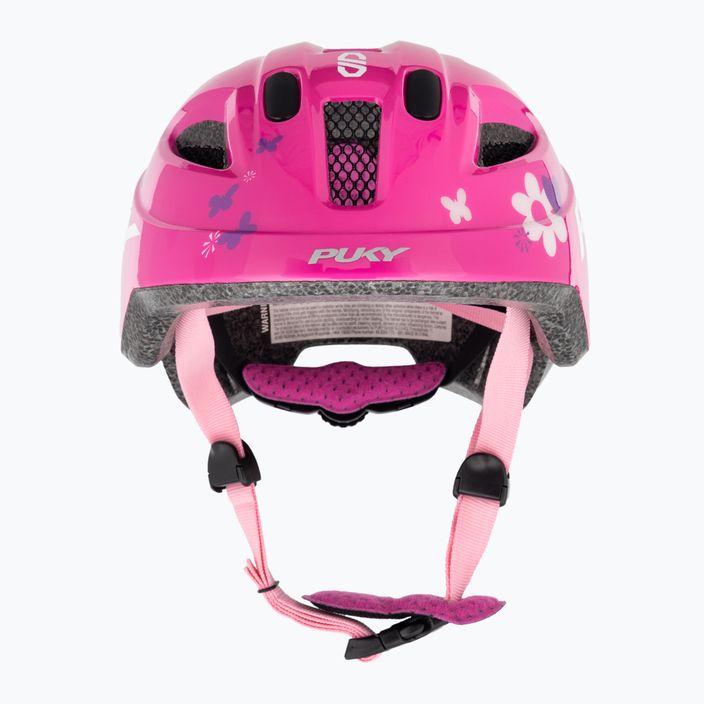 kerékpáros sisak dziecięcy PUKY PH 8 Pro-S pink/flower 2