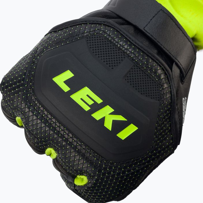 LEKI Worldcup Race Flex S Speed System férfi síelő kesztyű fekete-zöld 649802301080 4
