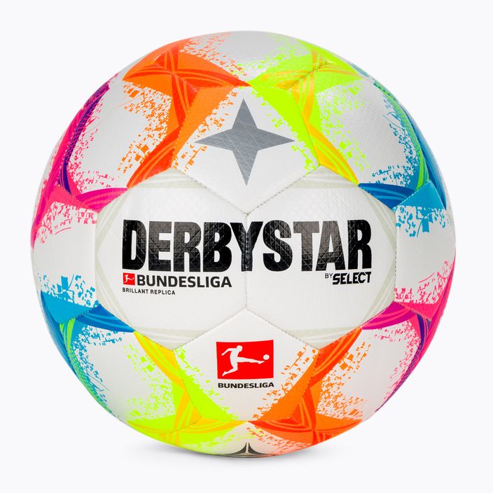 Derbystar Bundesliga Brillant Replica labdarúgó v22 fehér és színes