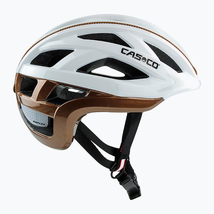 Kerékpáros sisak CASCO Cuda 2 Strada white/mocca 6