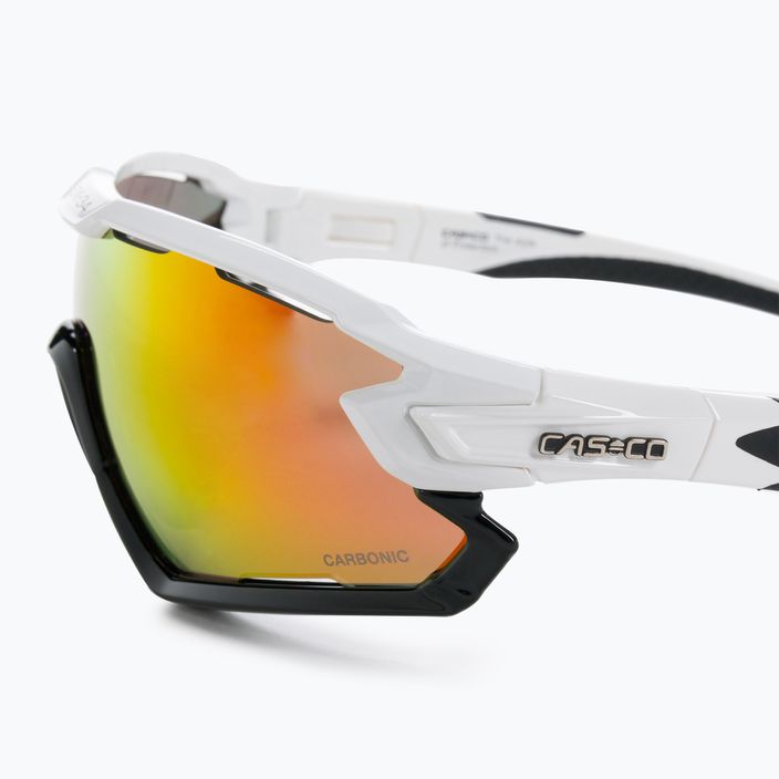Kerékpáros szemüveg CASCO SX-34 Carbonic fehér 09.1320.30 4