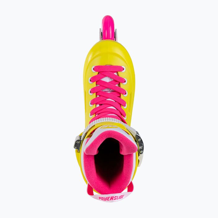 Powerslide női görkorcsolya Zoom neon sárga 4