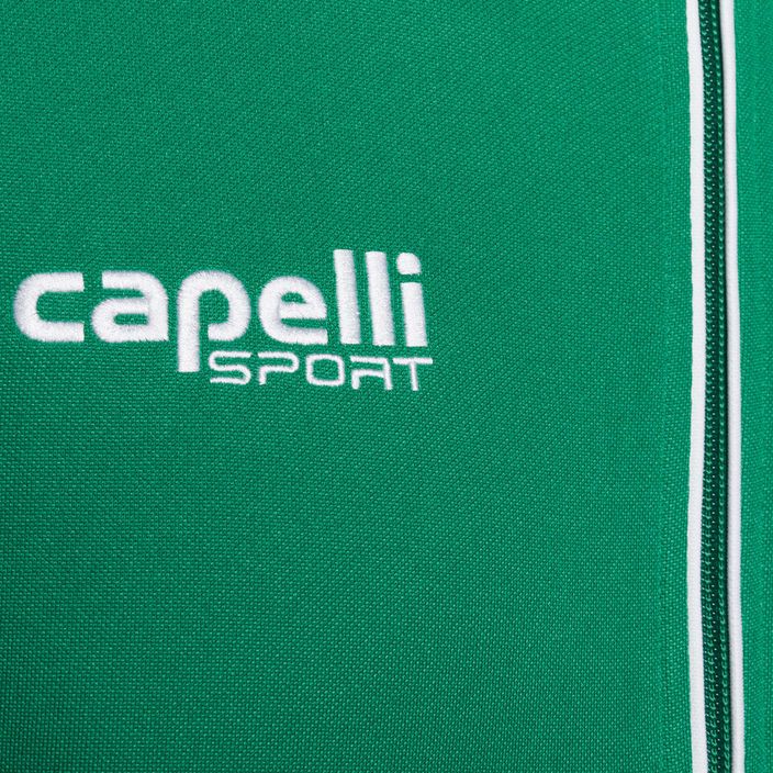 Capelli Basics Adult Training zöld/fehér férfi futball melegítő pulóver 3